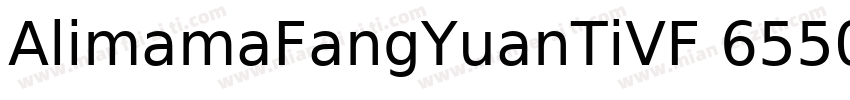 AlimamaFangYuanTiVF 655000wght 90字体转换